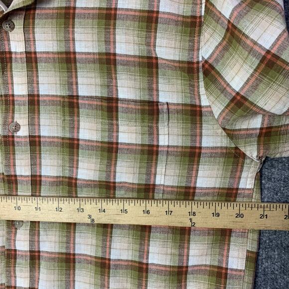 NEW Liverpool Los Angeles Mens Short Sleeve Plaid Button Up‎ Shirt SZ M - Picture 3 of 7